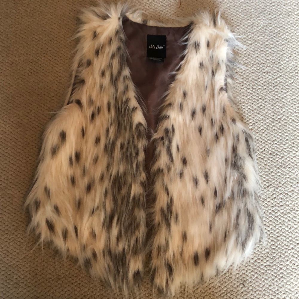 Faux fur vest